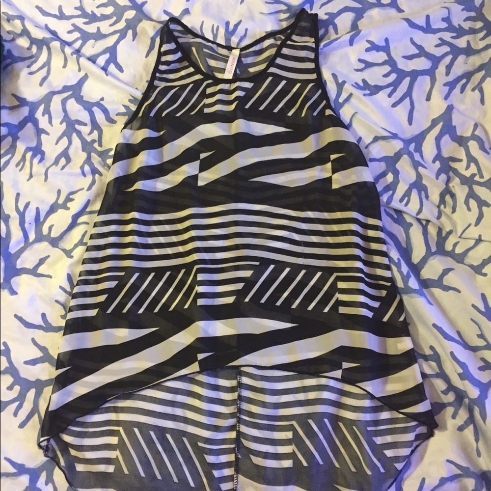 Long Silk Tank Top